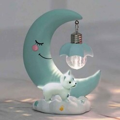 Petrix Köpek Figürlü Ay Gece Lambası Aydınlatma 34605B - Thumbnail