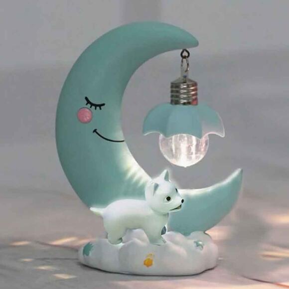 Petrix Köpek Figürlü Ay Gece Lambası Aydınlatma 34605B