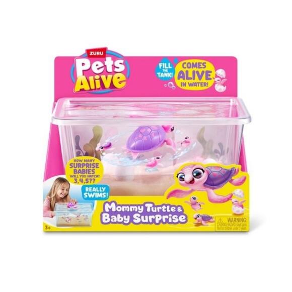 Pets Alive Yüzen Kaplumbağa Ailesi 9560 PEL16000