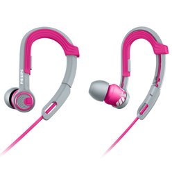 Philips - Philips ActionFit Spor Kulakiçi Kulaklık Pembe SHQ3300PK/00