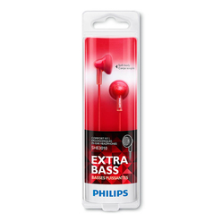 Philips Colorwave Ear-Bud Kulaklık Kırmızı SHE3010RD/00 - Thumbnail