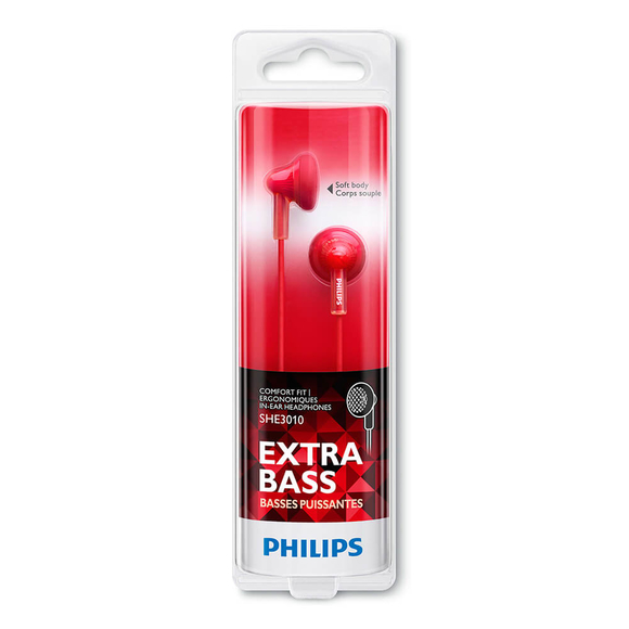 Philips Colorwave Ear-Bud Kulaklık Kırmızı SHE3010RD/00