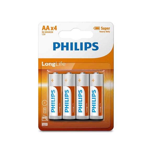 Philips LongLife AA 4’lü Kalem Pil R6L4B/10 