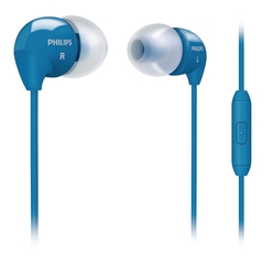 Philips Mikrofonlu Kulakiçi Kulaklık Mavi SHE3595BL - Thumbnail