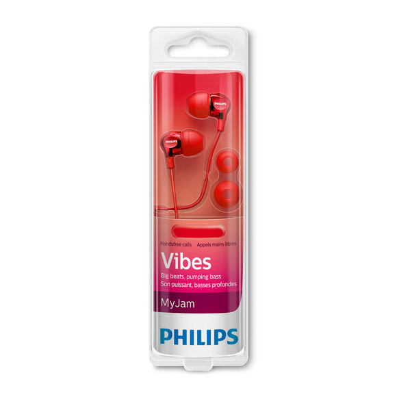 Philips Mikrofonlu Kulaklık Kırmızı SHE3705RD/00