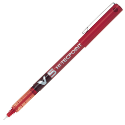 Pilot V5 Hi-Tecpoint Roller Kalem (J) BX-V5-R - Thumbnail