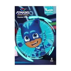 Pjmasks Neon Çıkartmalı Boyama Kitabı - Thumbnail