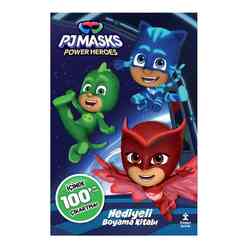 Pjmasks Power Heroes - Hediyeli Boyama Kitabı - İçinde 100’den Fazla Çıkartma - Thumbnail