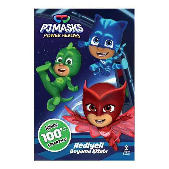 Pjmasks Power Heroes - Hediyeli Boyama Kitabı - İçinde 100’den Fazla Çıkartma