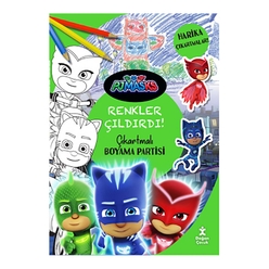 Pjmasks Renkler Çıldırdı Çıkartmalı Boyama Partisi - Thumbnail