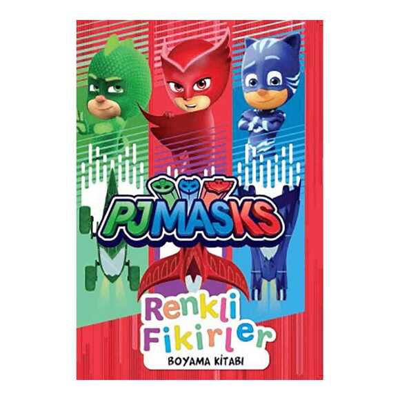 Pjmasks Renkli Fikirler Boyama Kitabı