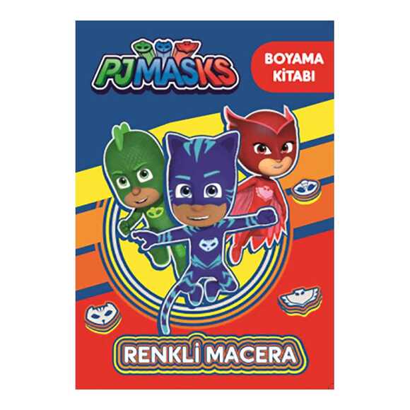 Pjmasks Renkli Macera Boyama Kitabı