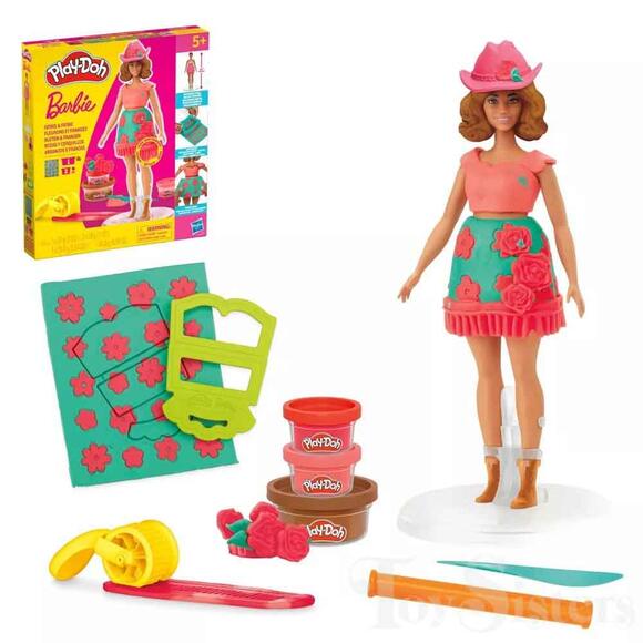 Play-Doh Barbie Florals And Fringe G1360