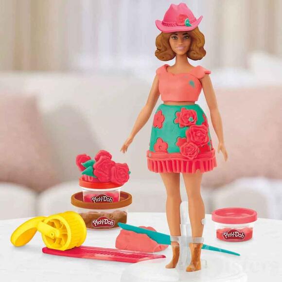 Play-Doh Barbie Florals And Fringe G1360