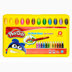 Playdoh Krt. - Play-Doh Crayon Jel Mum Boya 12 Renk PLAY-CR014