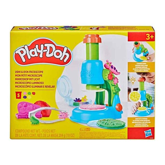 Play-Doh Işıklı Mikroskop Oyun Seti G0494
