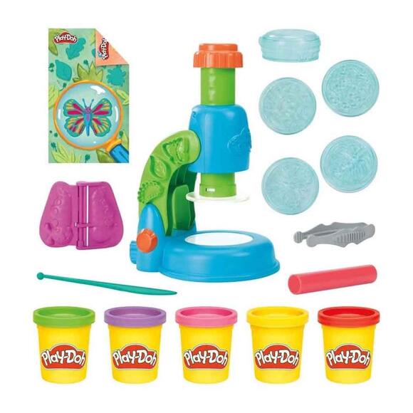 Play-Doh Işıklı Mikroskop Oyun Seti G0494