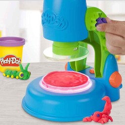 Play-Doh Işıklı Mikroskop Oyun Seti G0494 - Thumbnail