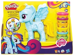 Hasbro Playdoh - Play-Doh Rainbow Dash Saç Stüdyosu B0011