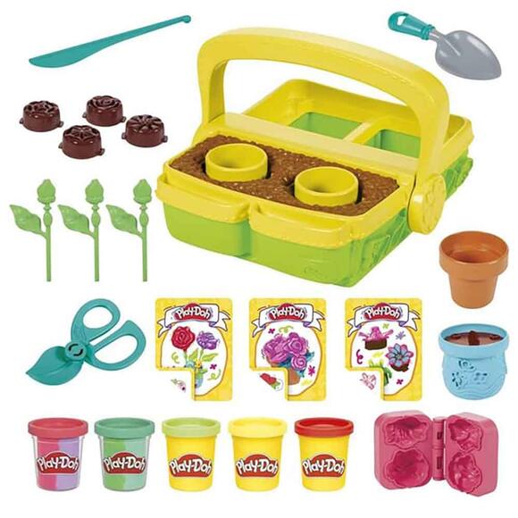 Play-Doh Renkli Çiçekler Botanik Oyun Seti G0492