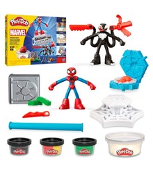 Hasbro Play-Doh - Play-Doh Spiderman Launch And Slice Battle Oyun Seti F9827