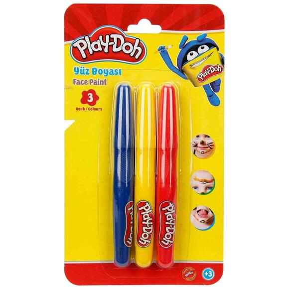 Play-Doh Yüz Boyası 3 Renk YU002