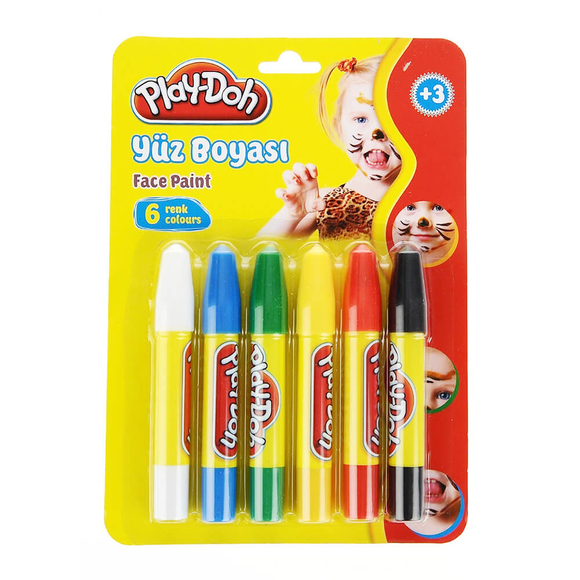 Play-Doh Yüz Boyası 6 Renk PLAY-YU001