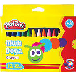 Playdoh Jumbo Crayon Boya 12’li Play-CR005 - Thumbnail
