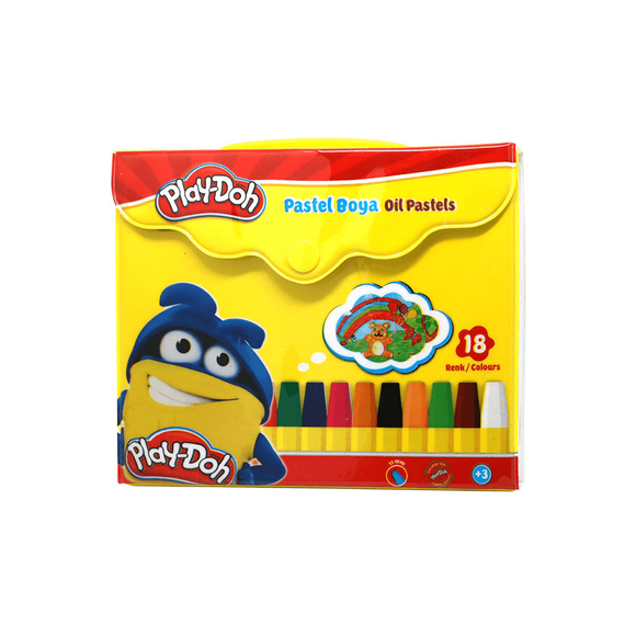 Playdoh Pastel Boya Çantalı 18 Renk Play-pa006