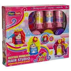 Playtoys Kiddy Oyun Hamuru Prensesler Saç Stüdyosu - Thumbnail