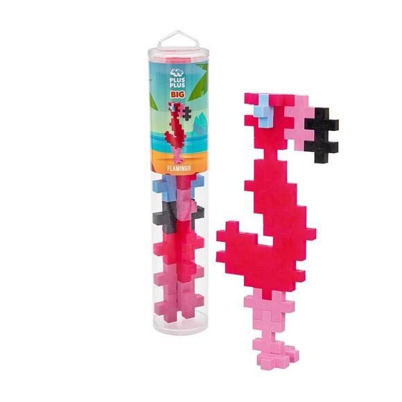 Plus-Plus Big 15 Parça Tüp Flamingo PP-3408