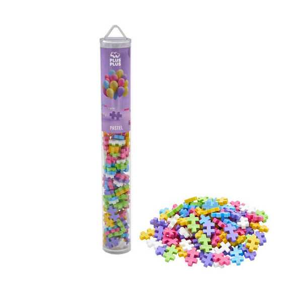 Plus-Plus PP-4025 Puzzle Pastel Mix /100 Pcs Tube