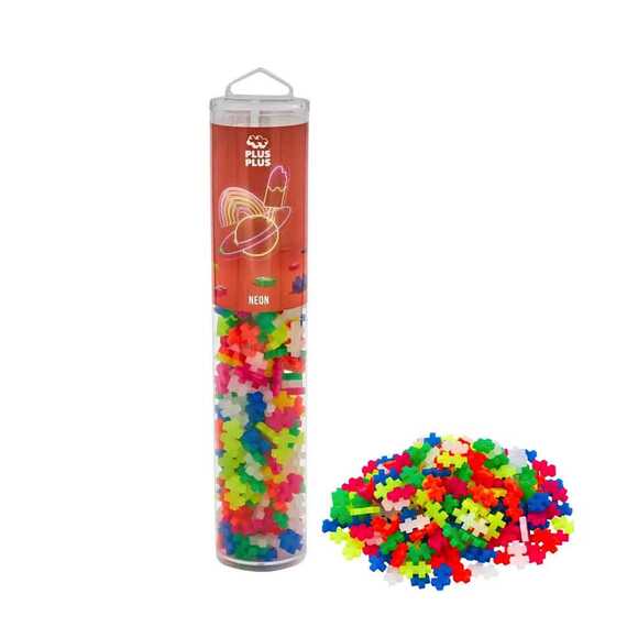 Plus-Plus PP-4186 Puzzle Neon Mix  240 Parça Tüp