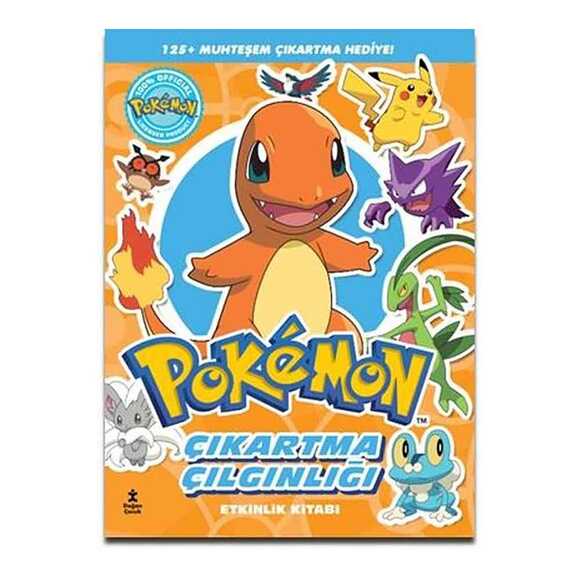 Pokemon Charmender - Çıkartma Çılgınlığı Etkinlik Kitabı