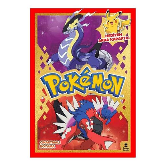 Pokemon - Parti Zamanı Çıkartmalı Boyama