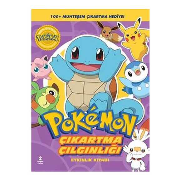 Pokemon Squirtle - Çıkartma Çılgınlığı Etkinlik Kitabı