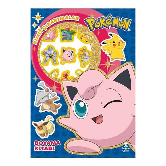 Pokemon - Star Simli Çıkartmalı Boyama
