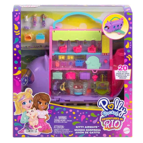 Polly Pocket Adventures İn Rio Uçak Oyun Seti HWP19