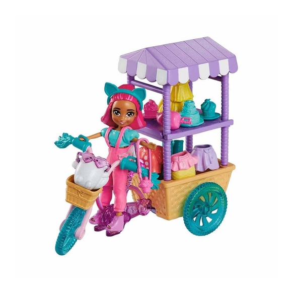 Polly Pocket Bisiklet Dolusu Moda Oyun Seti HHX76