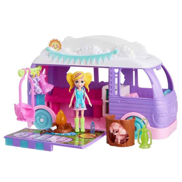 Polly Pocket Eğlenceli Karavan Oyun Seti JCC32