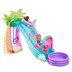 Polly Pocket Eğlenceli Su Parkı Oyun Seti HDW63 - Thumbnail