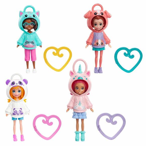 Polly Pocket Kapüşonlu Bebekler HKV98