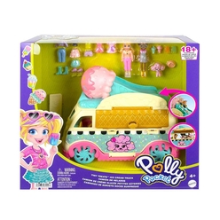 Mattel Polly Pocket - Polly Pocket Minik Lezzetler Dondurma Arabası HHX77