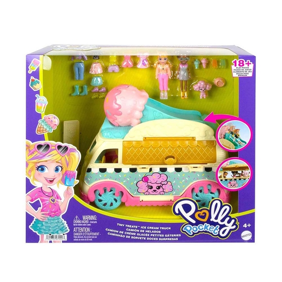 Polly Pocket Minik Lezzetler Dondurma Arabası HHX77