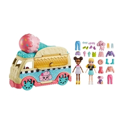 Polly Pocket Minik Lezzetler Dondurma Arabası HHX77 - Thumbnail