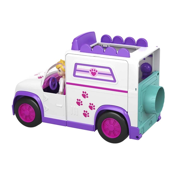 Polly Pocket Mobil Veteriner Kliniği Arabası GFR04