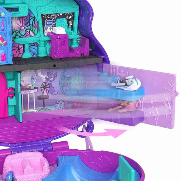 Polly Pocket - Monster High Temalı Kompakt Oyun Seti HVV58
