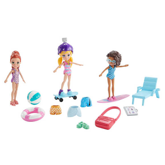 Polly Pocket Üçü Bir Arada Oyun Seti GFR09