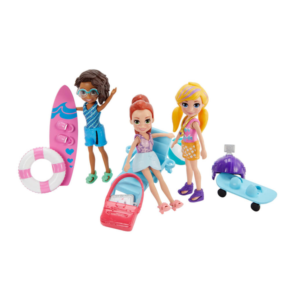 Polly Pocket Üçü Bir Arada Oyun Seti GFR09