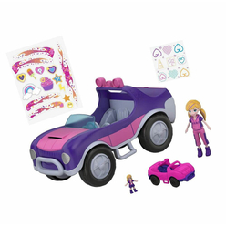 Polly Pocket ve Arabası Oyun Seti FWY26 - Thumbnail